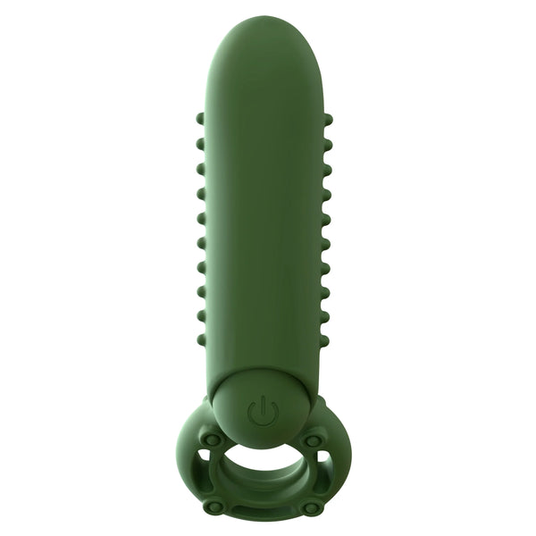 Rechargeable OYeah Vertical Silicone Rechargeable Ring - Green