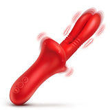 Lickgasm Double Licker Thrusting Silicone Vibrator