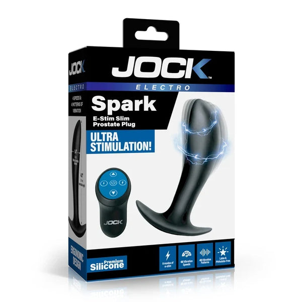 Spark E-Stim Slim Prostate Plug w remote