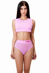 Virtue Women's Large JockVStrap Sheer Briefs - Taffy