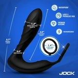 Shockwave E-Stim Anal Plug w/ C-Ring and remote