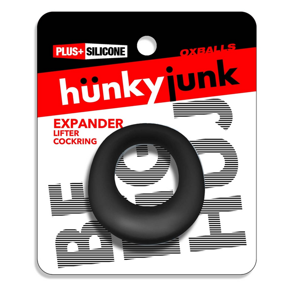 Hünkyjunk EXPANDER Black Fog Slim Scoop Cock Ring