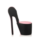 Stiletto Sex Chair - Pink & Black 40"
