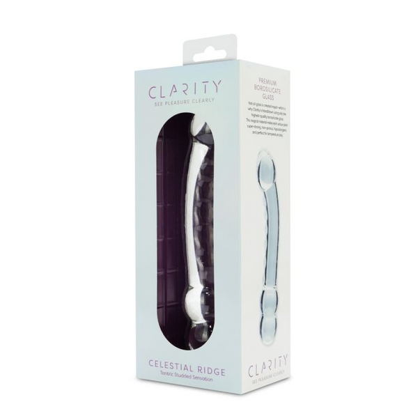 Clarity - Glass Dildo - Celestial Ridge