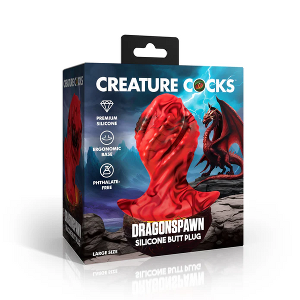 Creature Cocks Dragonspawn Silicone Butt Plug - Large