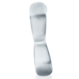 Hünkyjunk BOOMERANG Clear Steam Double-Ring Cock Ring & Nut Tugger