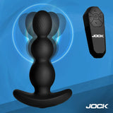 Gyro-X Gyrating & Vibrating Silicone Butt Plug w/ remote