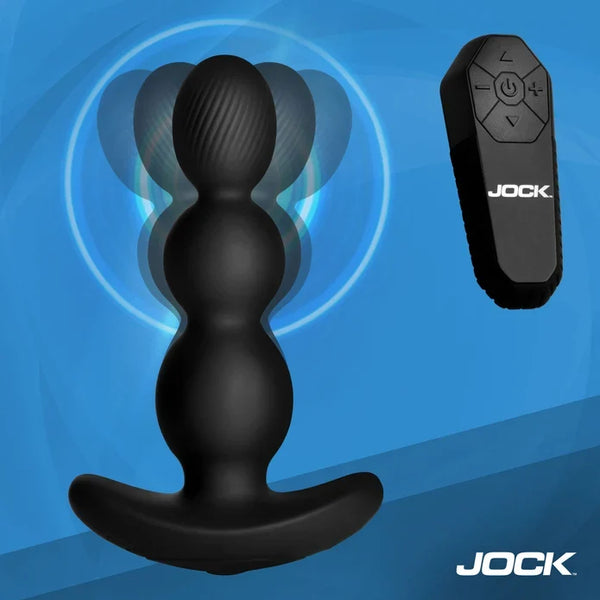 Gyro-X Gyrating & Vibrating Silicone Butt Plug w/ remote