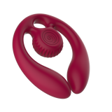 SVibe Snail GIZI Duo Burgundy Flexible Couples Stimulator