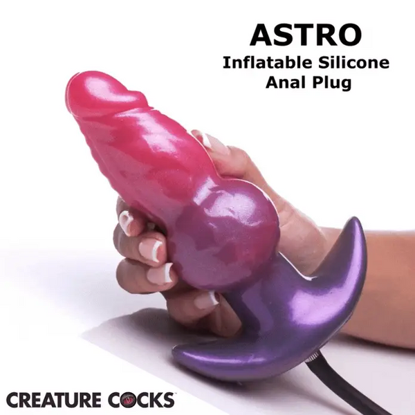 Creature Cocks Astro Inflatable Silicone Anal Plug