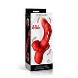 Lickgasm Double Licker Thrusting Silicone Vibrator