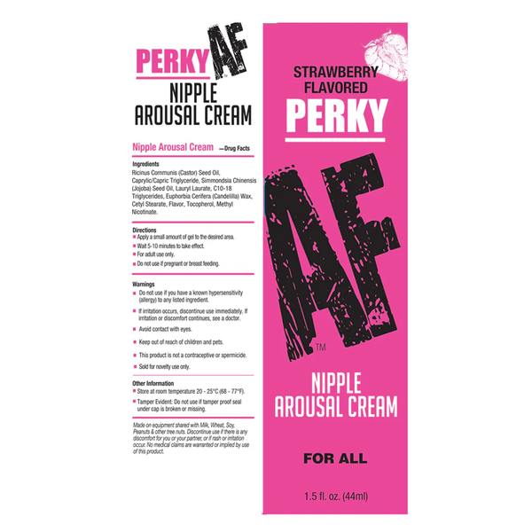 Perky AF Strawberry Nipple Arousal Cream
