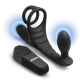 Triple Rush Vibrating C-Ring & Anal Plug w/ Remote
