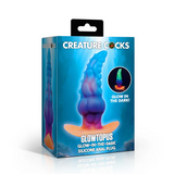Creature Cocks Glowtopus Glow-in-the-Dark Silicone Anal Plug