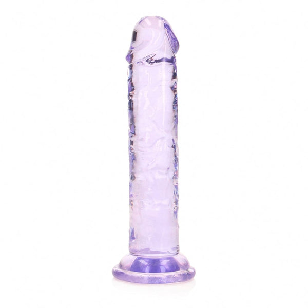 6" Realistic Dildo No Balls - Purple
