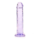 6" Realistic Dildo No Balls - Purple