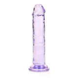 6" Realistic Dildo No Balls - Purple