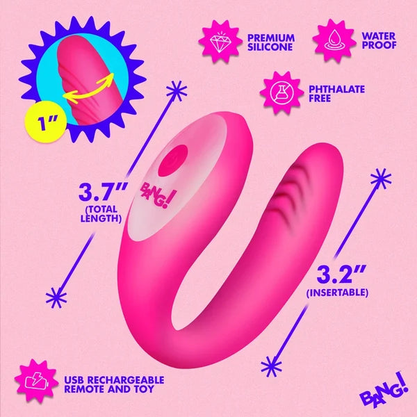 Bang! Gyrating G-Spot Vibrator - Pink