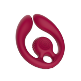 SVibe Snail GIZI Duo Burgundy Flexible Couples Stimulator