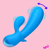 Bang! Flexible Thick Silicone Rabbit Vibrator