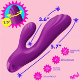 Bang! Flexible G-Spot Silicone Rabbit Vibrator