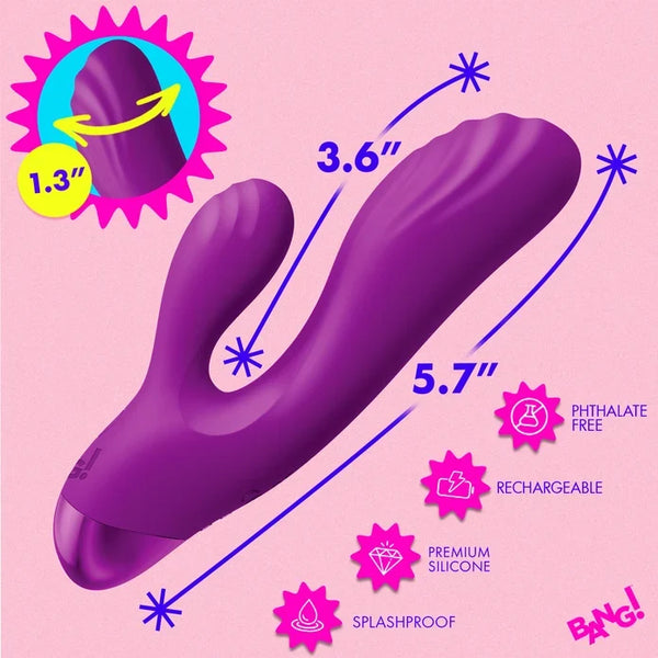 Bang! Flexible G-Spot Silicone Rabbit Vibrator