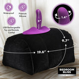 Bedroom Bliss Love Rider Vibrating Cushion