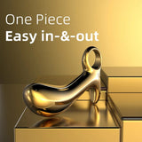 Pink Elephant Stainless Gold Plated Prostate Massager