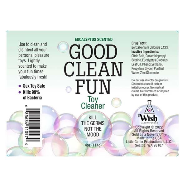 Little Genie Good Clean Fun Eucalyptus Toy Cleaner Spray