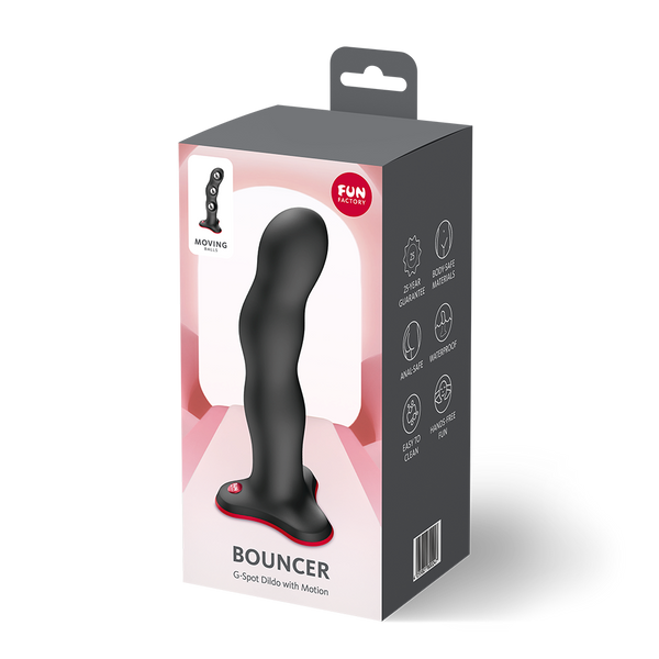 Fun Factory Bouncer Black G-Spot Dildo