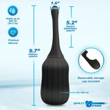 CleanStream Silicone Enema Bulb with Posable Nozzle