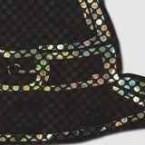 Disco Black Spooky Witches Hat Breast Pasties