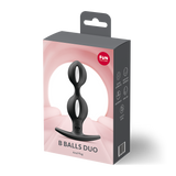 Fun Factory B Balls Duo Black Weighted Butt Plug
