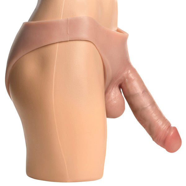 8" Stealth Silicone Strap-On