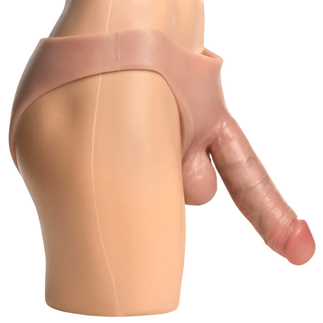 8" Stealth Silicone Strap-On