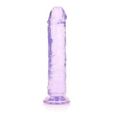 8" Straight Dildo No Balls - Purple