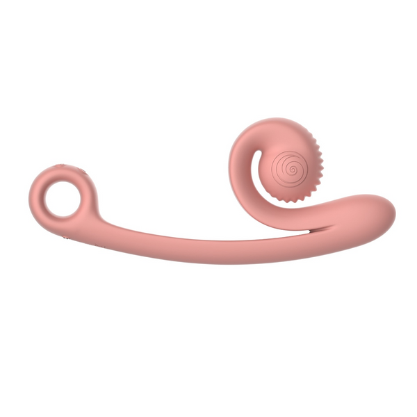 SVibe Snail CURVE Peach Dual-Stimulation Rabbit Vibrator