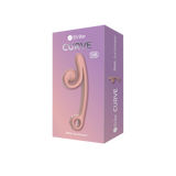SVibe Snail CURVE Peach Dual-Stimulation Rabbit Vibrator