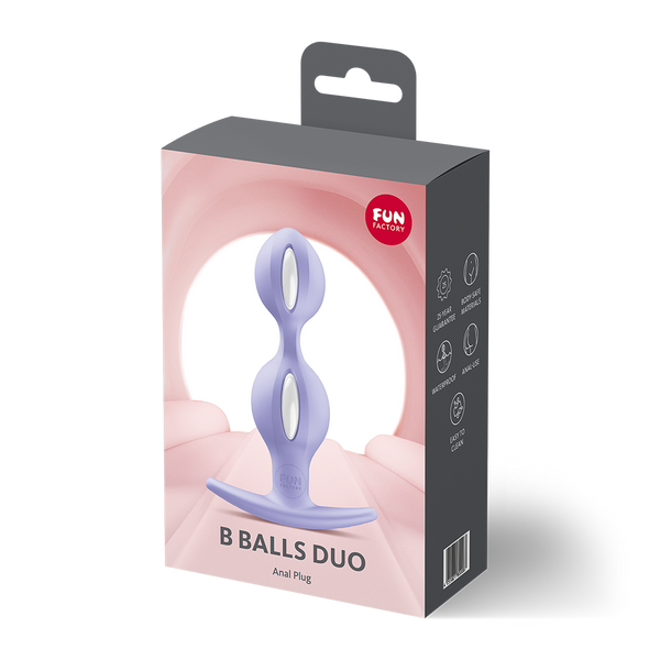 Fun Factory B Balls Duo Light Purple Anal Plug