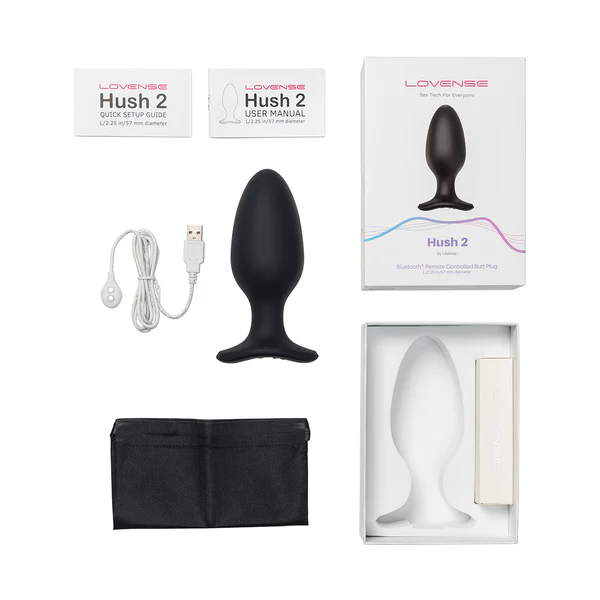 Lovense Hush 2 2.25" App-Controlled Butt Plug
