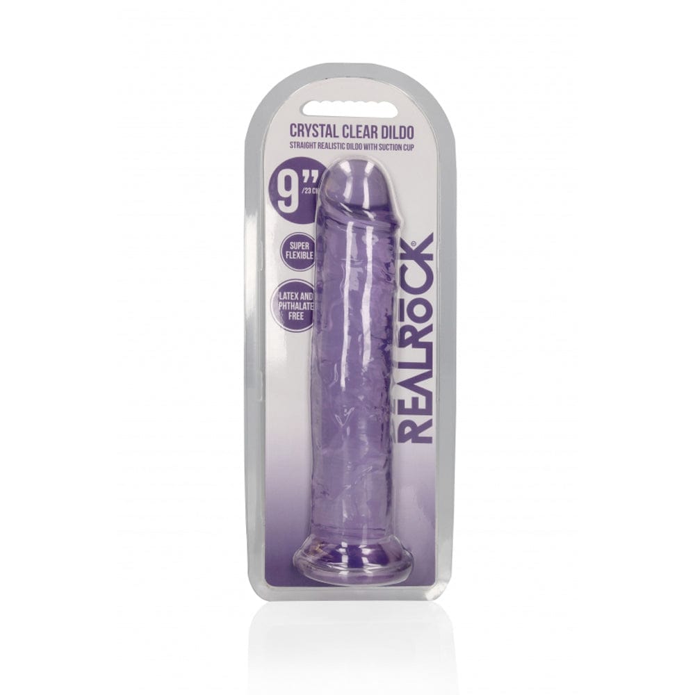 9" Straight No Balls - Purple