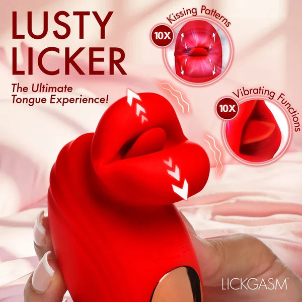 Lickgasm Mini Kisses Kissing & Vibrating Clitoral Stimulator