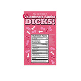 Valentines Sucks Dicks 100 pc Disp