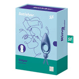 Satisfyer Sniper Blue Grey Vibrating Cock Ring