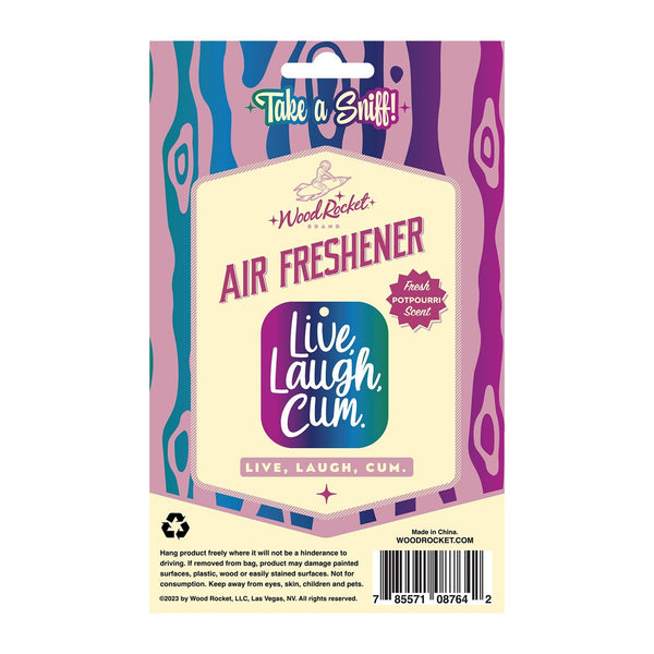 Live Laugh Cum Air Freshner
