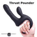 Thrust Pounder Thrusting Silicone Vibrator