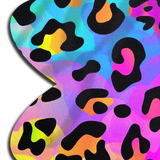 Rainbow Cheetah Leopard Print Petal Breast Pasties