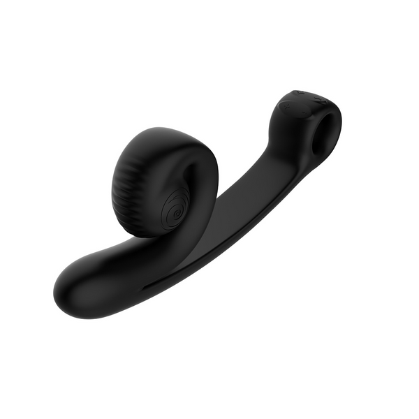 SVibe Snail CURVE Black Dual-Stimulation Rabbit Vibrator