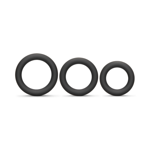 SNUG RING SWOLE - 3-PACK SNUG FIT THICK SILICONE COCK RING
