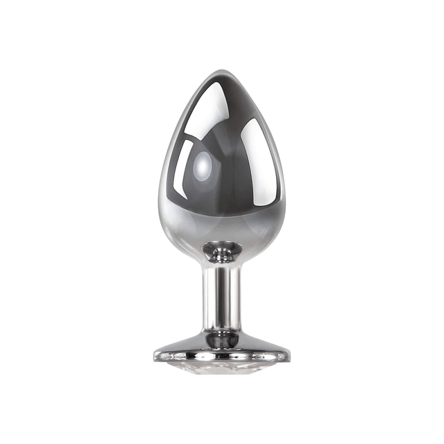 Adam & Eve Clear Gem Anal Plug Large